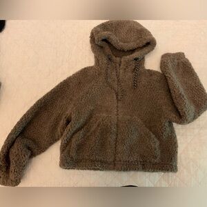 LIT Activewear Sherpa Cropped Jacket